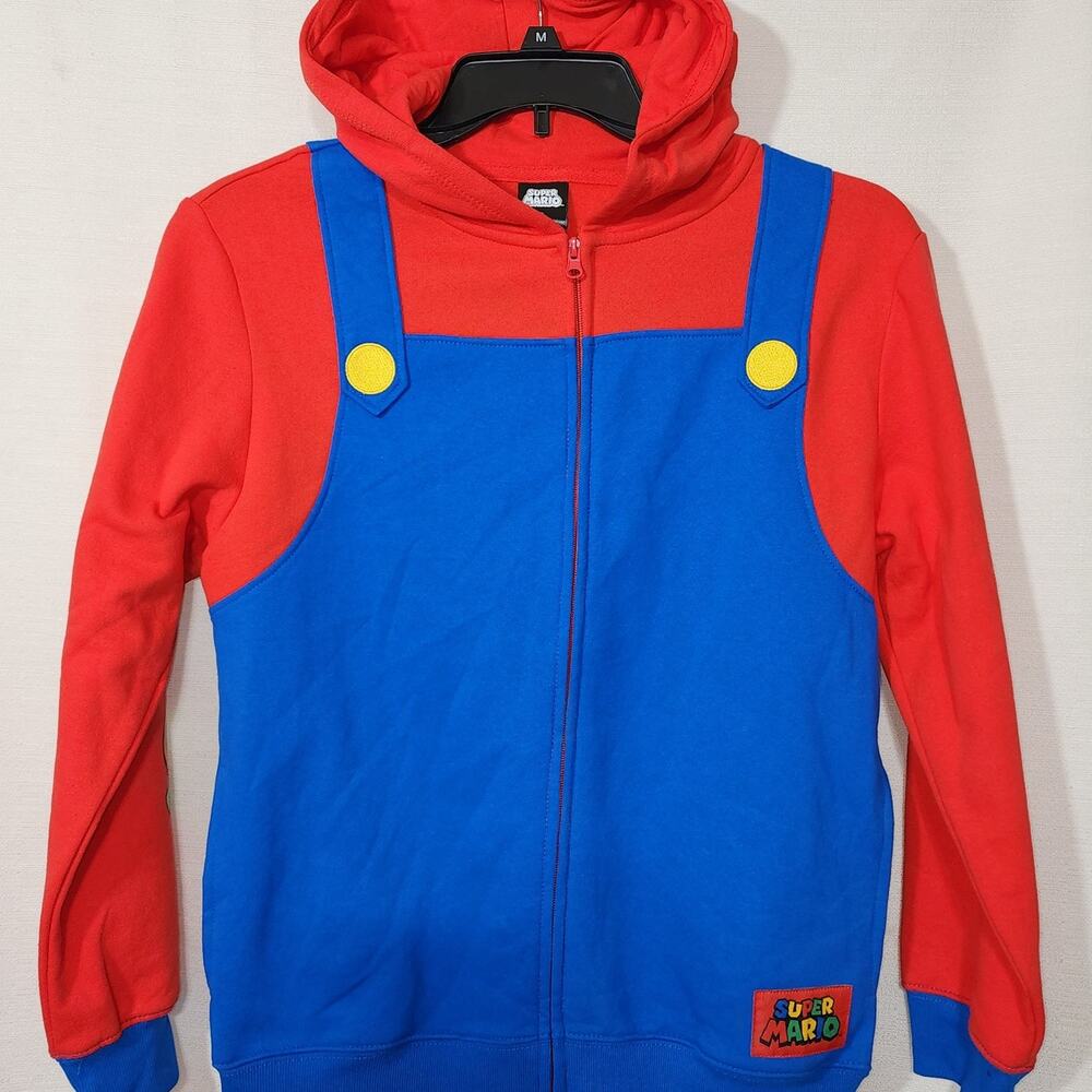 Mario overall hoodie youth XL